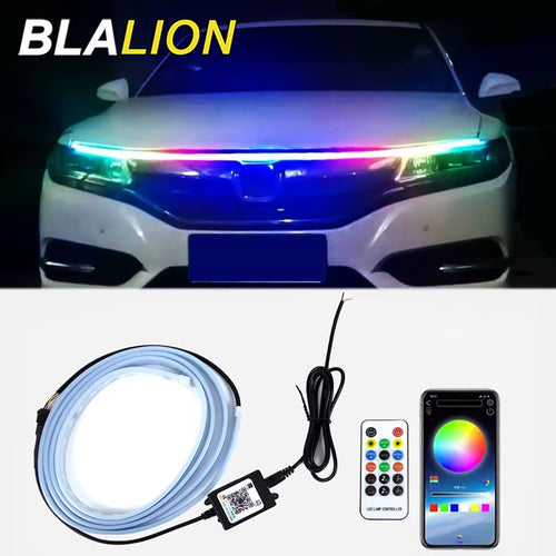 12v-led-car-hood-lights-flexible-headlight-strip
