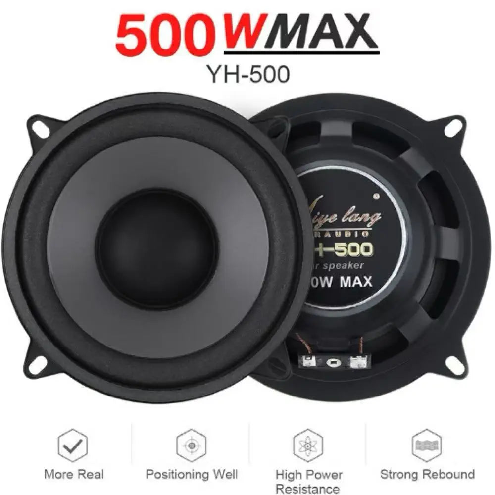 400W 4-Inch/500W 5-Inch/600W 6.5-Inch Car Speaker Sound System Coaxial Speaker Car Subwoofer