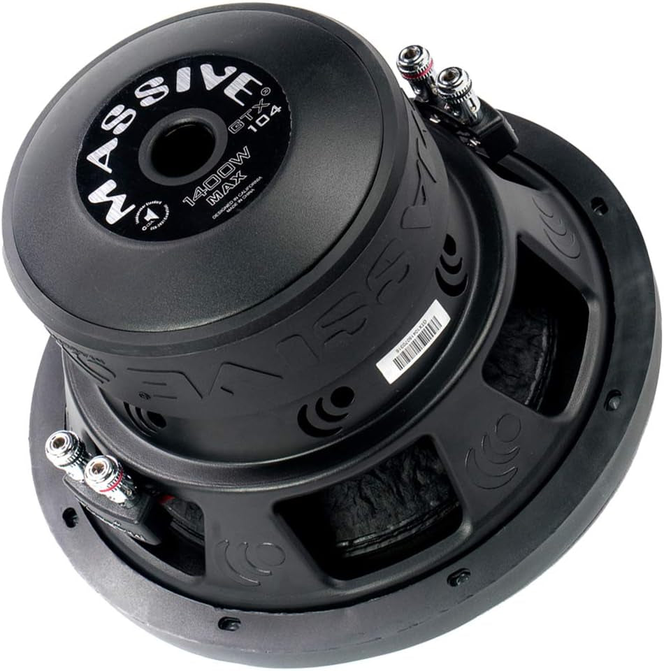 GTX104 10 Inch Car Audio Subwoofer 