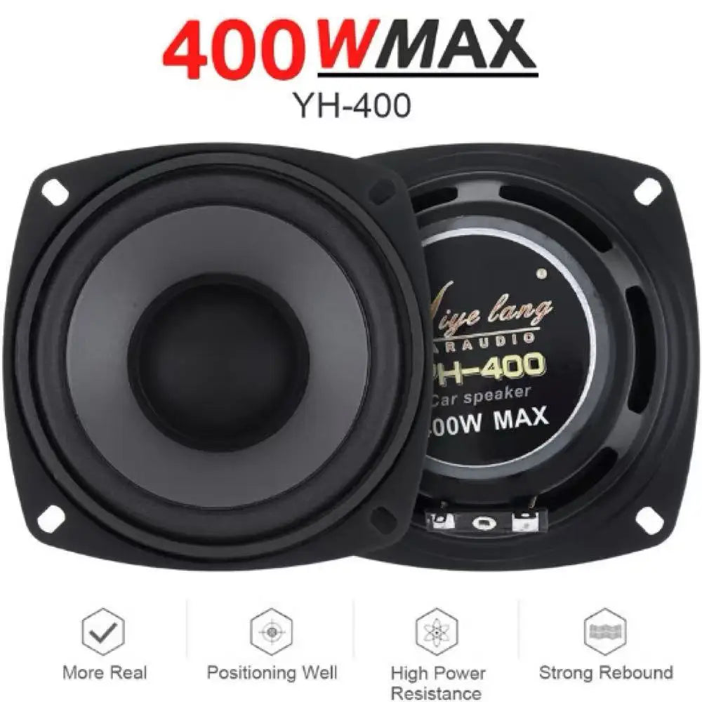 400W 4-Inch/500W 5-Inch/600W 6.5-Inch Car Speaker Sound System Coaxial Speaker Car Subwoofer